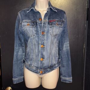 Vintage Parasuco Denim jacket size small.